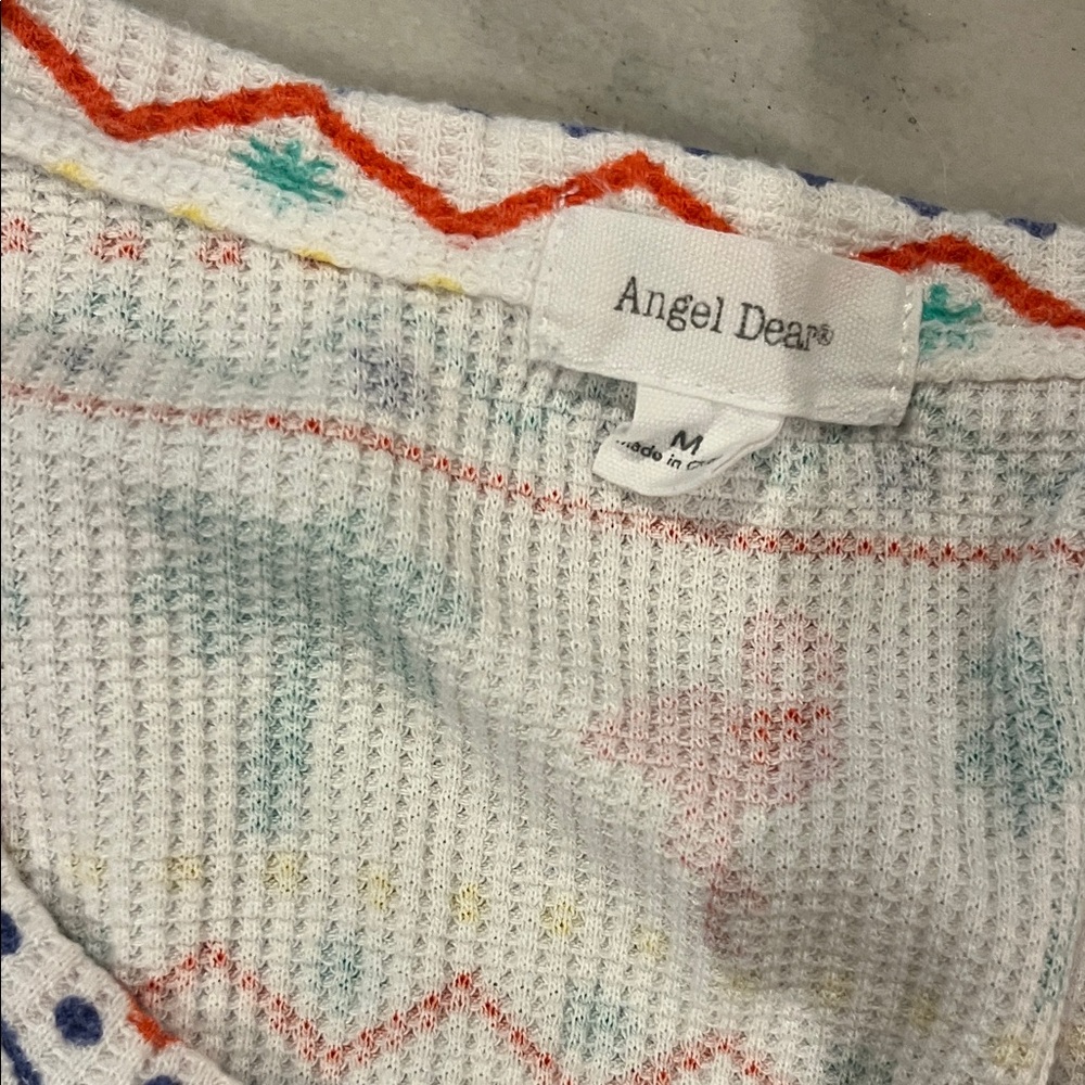 Angel Dear holiday fair isle pajama